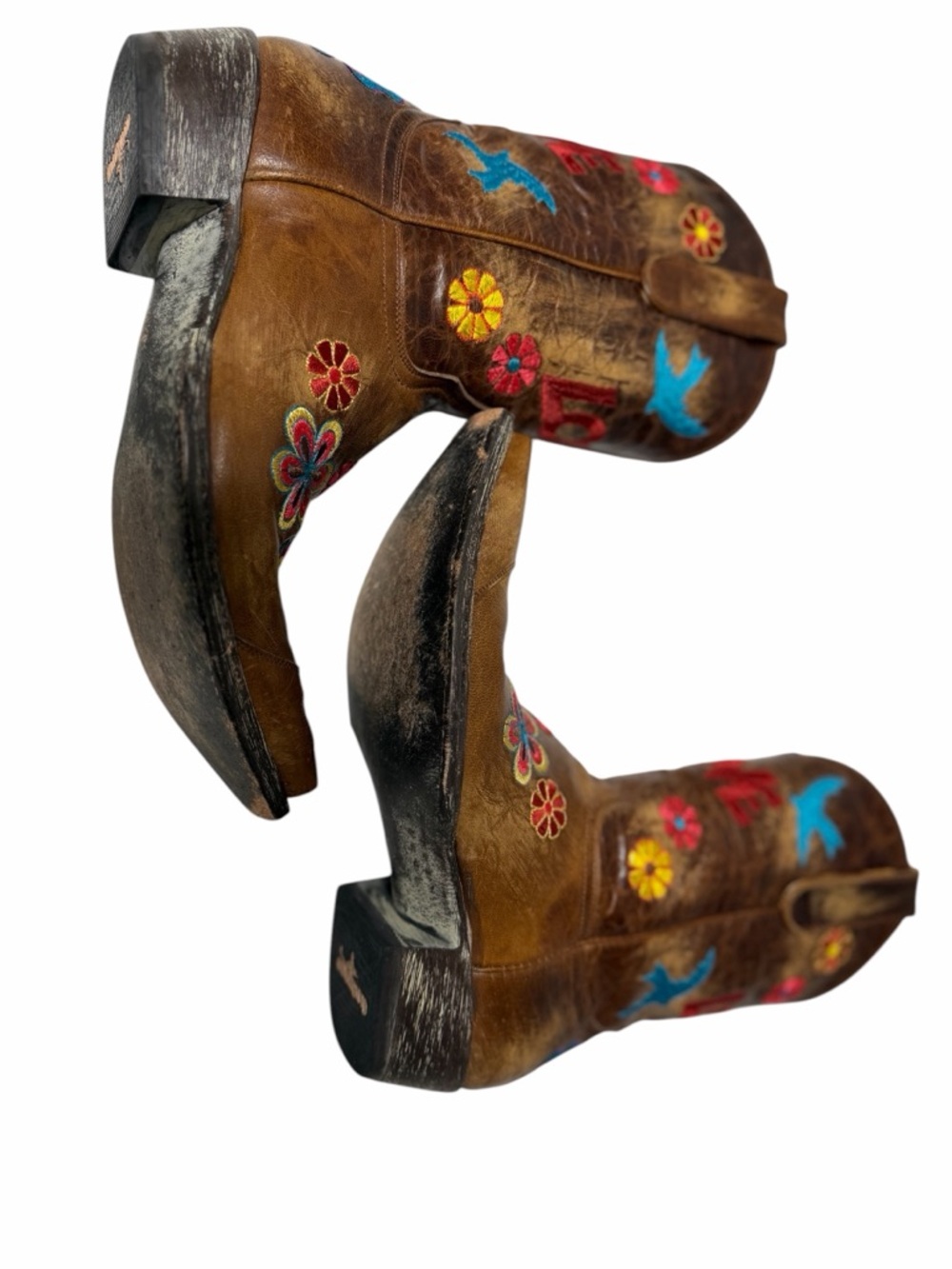Old Gringo Checruda Brass Cowgirl Boots SIZE 8 $529 - Picture 9 of 14